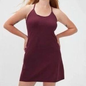 Outdoor Voices Exercise Dress in burgundy - sz xs